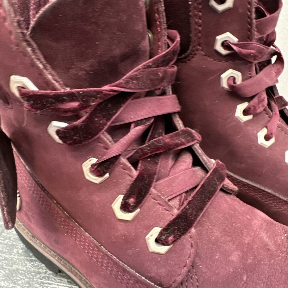 Timberland Women's Ankle Boots in Deep Red - Picture 4 of 16